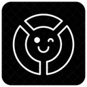 Circle Chart Emoji Circle Chart Emoticon Icon