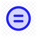 Circle Equal Icon