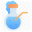 Circle Flask Flask Boiling Icon