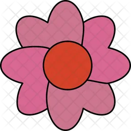 Circle Flower  Icon