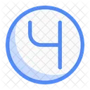 Circle Four 4 People Icon