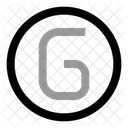 Circle G Letter Letter Text Icon