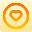 Circle Heart  Icon