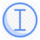 Circle I Letter Letter Love Icon