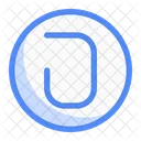 Circle J Letter Letter Text Icon