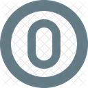 Circle Letter O Letter O Icon