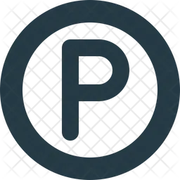 Circle Letter P  Icon