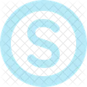 Circle Letter S Letter S Icon