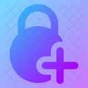 Circle-lock-add-  Icon