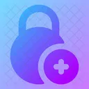 Circle-lock-add-  Icon