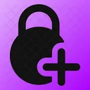 Circle-lock-add-  Icon