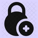 Circle Lock Add Icon