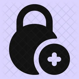 Circle-lock-add-  Icon