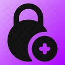 Circle-lock-add-  Icon