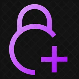 Circle-lock-add-  Icon