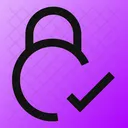 Circle-lock-check-  Icon