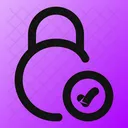 Circle-lock-check-  Icon