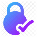 Circle Lock Check Icon