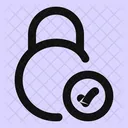 Circle Lock Check Lock Check Check Lock Icon