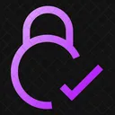 Circle-lock-check-  Icon