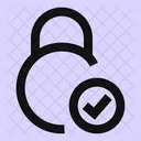 Circle-lock-check-  Icon