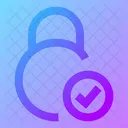 Circle-lock-check-  Icon