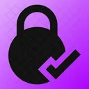 Circle Lock Check Lock Check Check Lock Icon