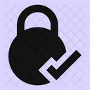 Circle-lock-check-  Icon