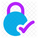 Circle Lock Check Icon