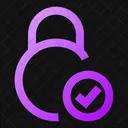 Circle-lock-check-  Icon