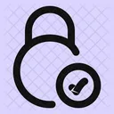 Circle-lock-check-  Icon