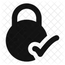Circle-lock-check-  Icon