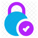 Circle Lock Check Icon