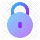 Circle Lock Secure Security Icon