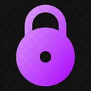 Circle Lock Secure Security Icon