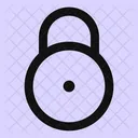 Circle Lock Secure Security Icon