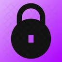 Circle Lock Secure Security Icon