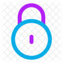 Circle Lock Secure Security Icon