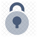 Circle Lock Secure Security Icon