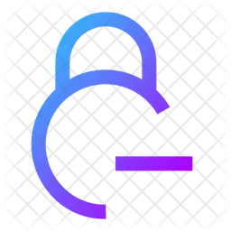 Circle-lock-minus-  Icon