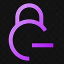 Circle Lock Minus Lock Minus Remove Lock Icon