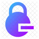 Circle Lock Minus Lock Minus Remove Lock Icon