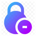 Circle Lock Minus Lock Minus Remove Lock Icon