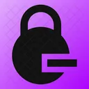 Circle Lock Minus Lock Minus Remove Lock Icon