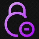 Circle-lock-minus-  Icon