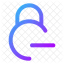 Circle-lock-minus-  Icon