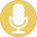 Circle Microphone  Icon