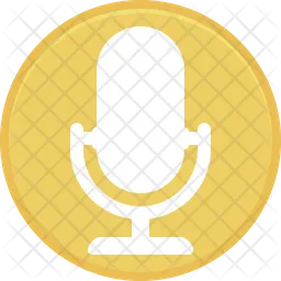 Circle Microphone  Icon