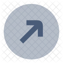 Circle Ne Arrow Icon