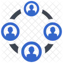 Circle network  Icon